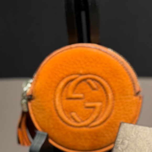 GUCCI Soho Disco Interlocking G Nubuck Zip Around Coin Purse~NWOT Comes w/COA - Picture 4 of 9